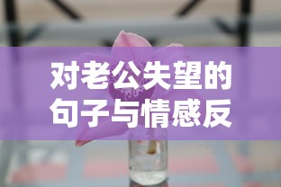 失望后的情感反思，对老公的期待与现实的落差  第1张