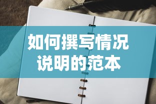 撰写情况说明范本的方法与步骤  第1张