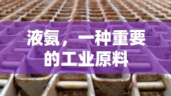 液氨，工业生产的重要原料  第1张