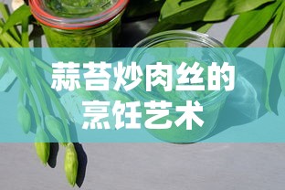 蒜苔炒肉丝，烹饪的艺术与美味之道  第1张