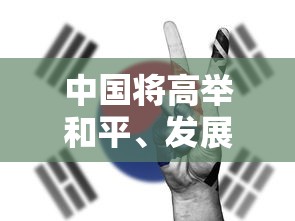 中国高举和平、发展与合作共赢的旗帜，共创美好未来  第1张