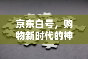 京东白号，购物新时代的神秘力量  第1张