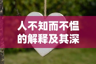 人不知而不愠的解释及其深层含义  第1张