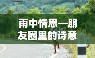 雨中情思，朋友圈里的诗意流露  第1张