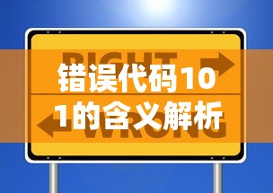 错误代码101的含义解析  第1张