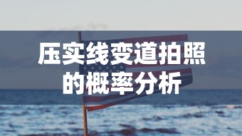 压实线变道拍照的概率分析  第1张