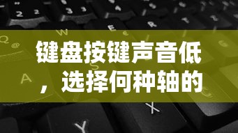 选择低噪音键盘轴的推荐  第1张