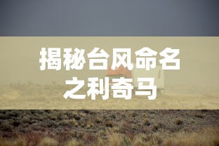 揭秘台风命名，利奇马的背后故事  第1张