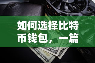 如何选择比特币钱包，一篇全面的指南  第1张