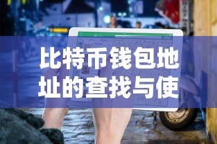 比特币钱包地址的查找与使用指南  第1张