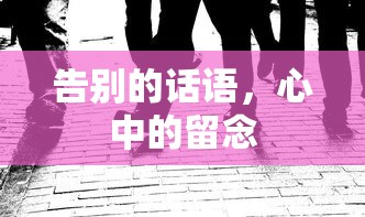 告别的话语，心中的留念之情  第1张