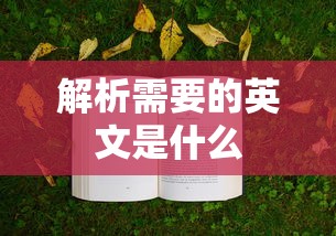 解析需要的英文是 Required for analysis。  第1张