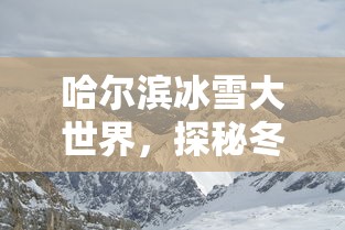 哈尔滨冰雪大世界，探秘冬日奇景的开放时间  第1张