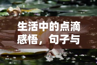 生活中的点滴感悟，句子与心情的交织之美  第1张
