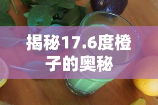 揭秘17.6度橙子的神秘之处  第1张