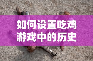 吃鸡游戏中历史战绩的隐藏方法  第1张