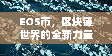 EOS币，区块链世界的新生力量  第1张