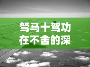 驽马十驾，功在不舍，毅力与坚持的深刻含义  第1张
