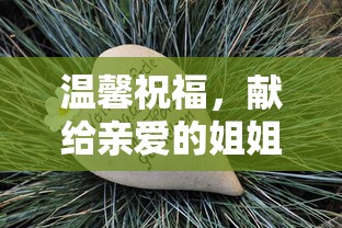 温馨祝福，献给亲爱的姐姐——生日祝福语  第1张