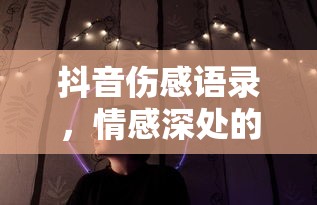 抖音伤感语录，情感深处的共鸣与思考  第1张