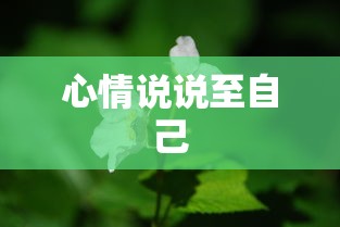 自我心情日记，与心灵的对话