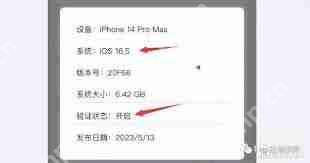 iOS 16.5验证通道已关闭  第3张