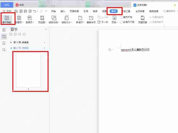 删除Word中的空白页的技巧  第1张