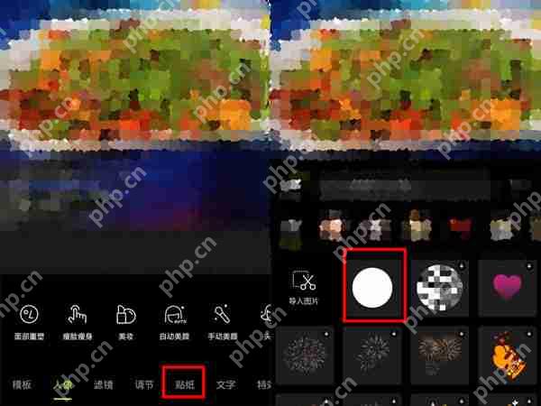 醒图插入白色圈圈的教程  第2张