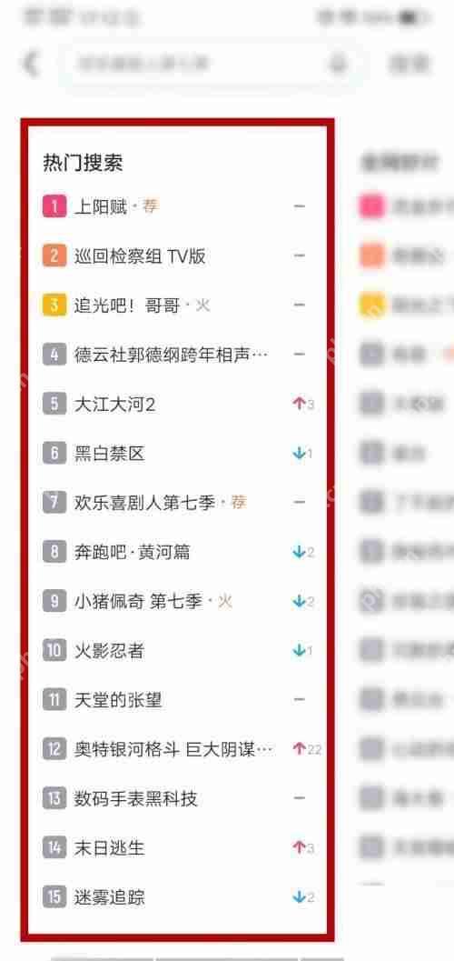 优酷热门搜索位置解析  第4张