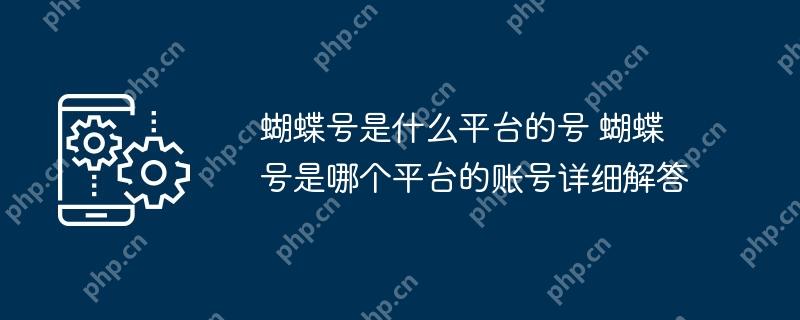 蝴蝶号平台账号详解  第1张