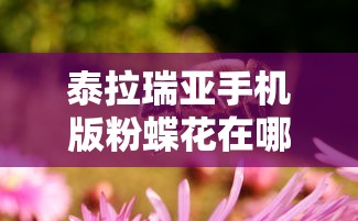 泰拉瑞亚手机版粉蝶花在哪  第1张