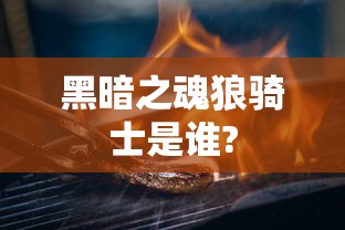 黑暗之魂狼骑士是谁?  第1张
