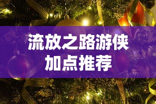 流放之路游侠加点推荐  第1张