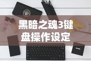 黑暗之魂3键盘操作设定  第1张