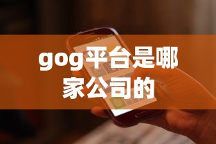 gog平台是哪家公司的  第1张