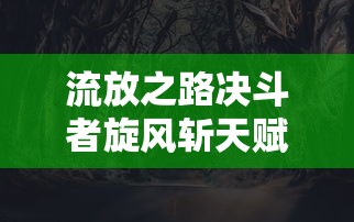 流放之路决斗者旋风斩天赋树  第1张