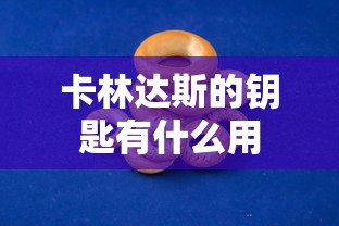 卡林达斯的钥匙有什么用  第1张