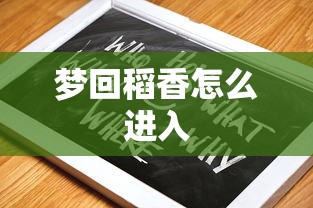 梦回稻香怎么进入  第1张