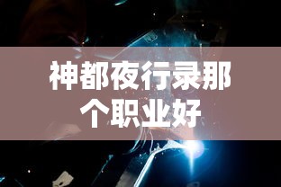 神都夜行录那个职业好  第1张