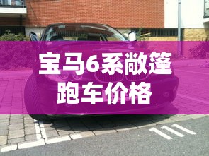 宝马6系敞篷跑车价格  第1张