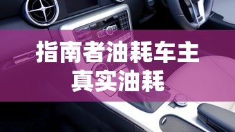指南者油耗车主真实油耗  第1张