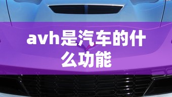 avh是汽车的什么功能  第1张