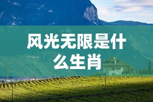 风光无限是什么生肖  第1张
