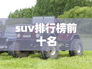 suv排行榜前十名  第1张