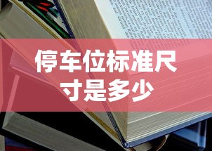 停车位标准尺寸是多少  第1张