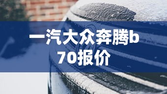 一汽大众奔腾b70报价  第1张