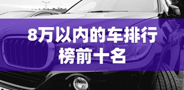 8万以内的车排行榜前十名  第1张