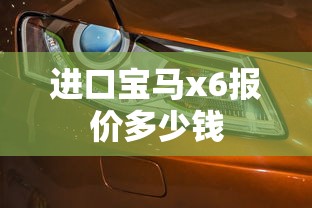 进口宝马x6报价多少钱  第1张