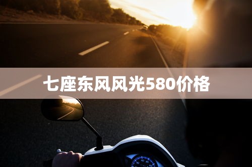 七座东风风光580价格  第1张