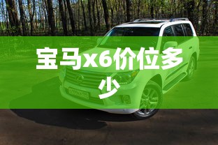 宝马x6价位多少  第1张